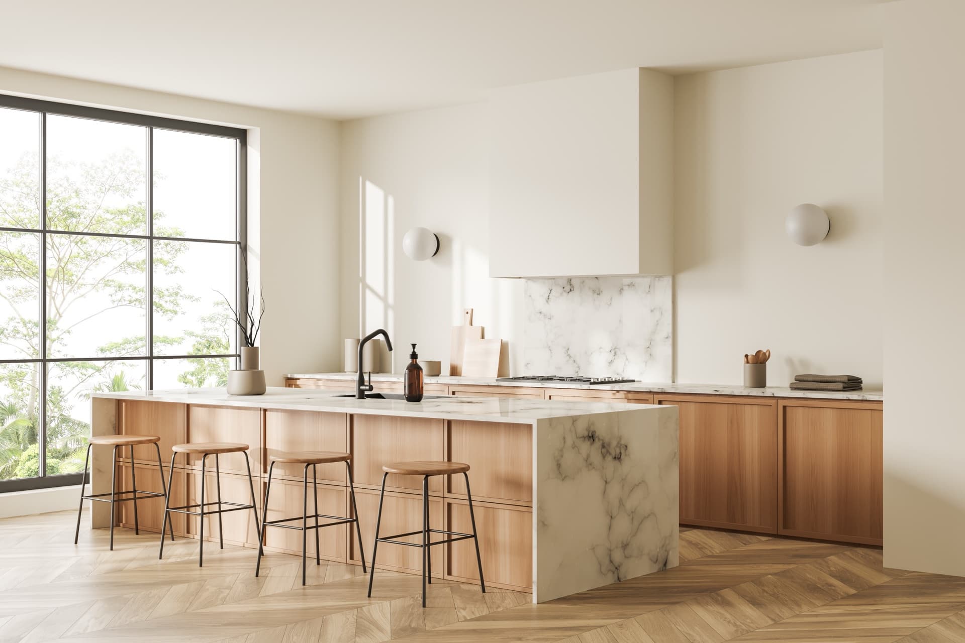 Salón premium con paleta cálida y mobiliario sofisticado — apartamentos en alquiler exclusivo en Madrid